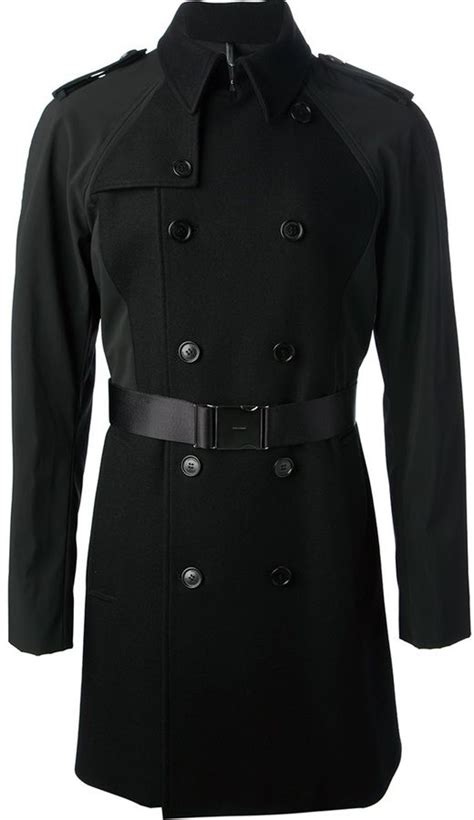 christian dior mens trench 389077 wool coat|dior leather jacket.